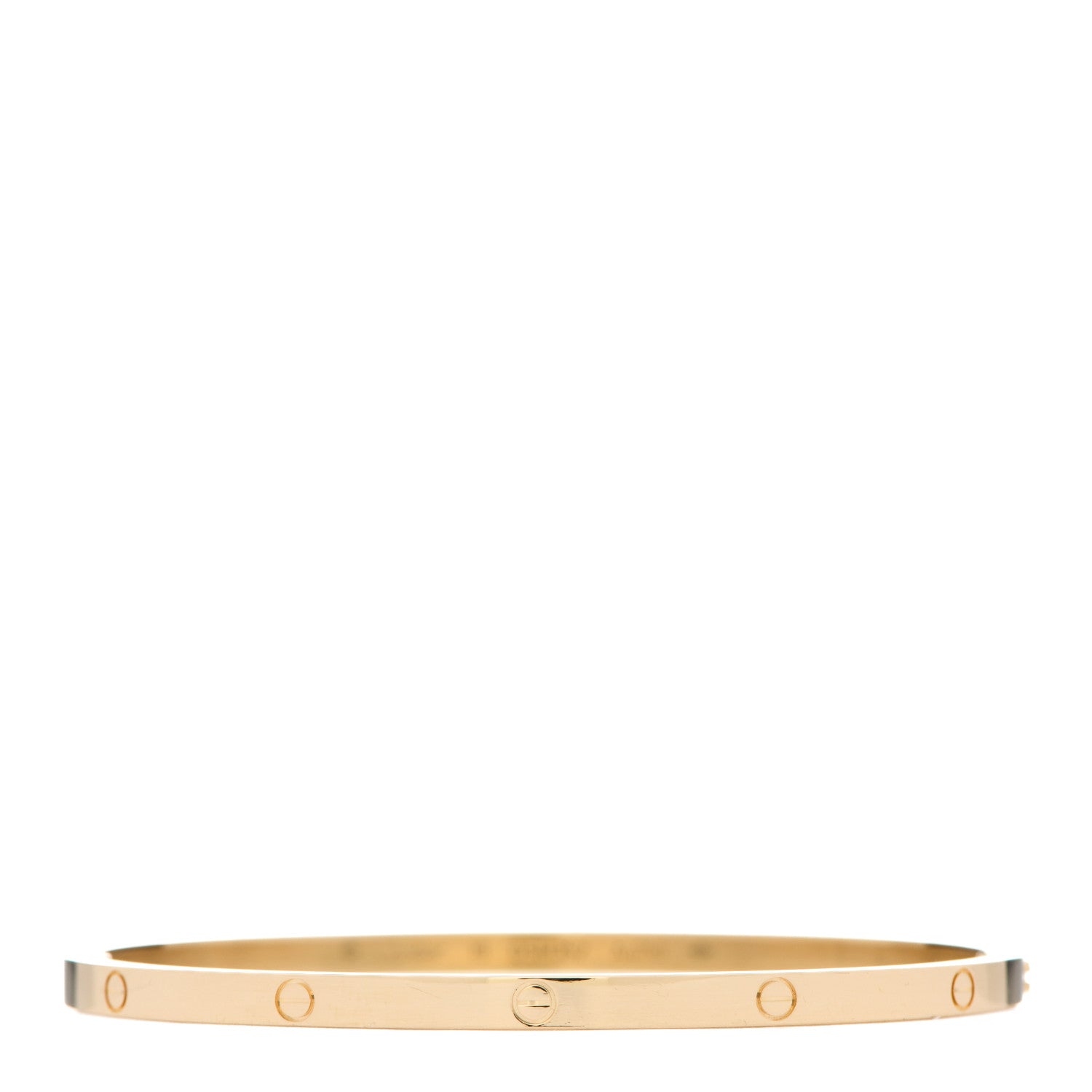 Cartier 18K Yellow Gold Small LOVE Bracelet 19 1 of 5