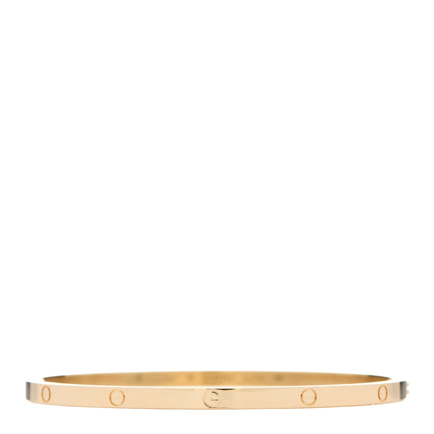 18K Yellow Gold Small LOVE Bracelet 19