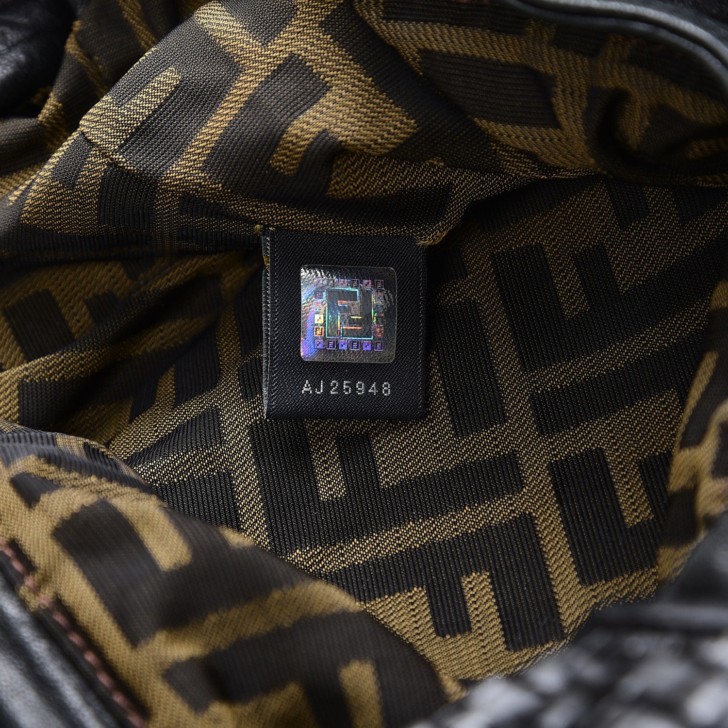Fendi Nappa Nuvolata Spy Black 7 of 11