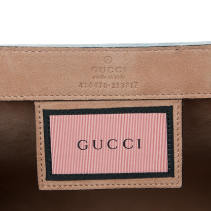 Gucci Calfskin GucciGhost Real Medium XL Tote Black Yellow 7 of 9