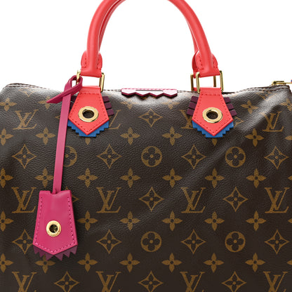 Louis Vuitton Monogram Totem Speedy 30 Flamingo 7 of 10