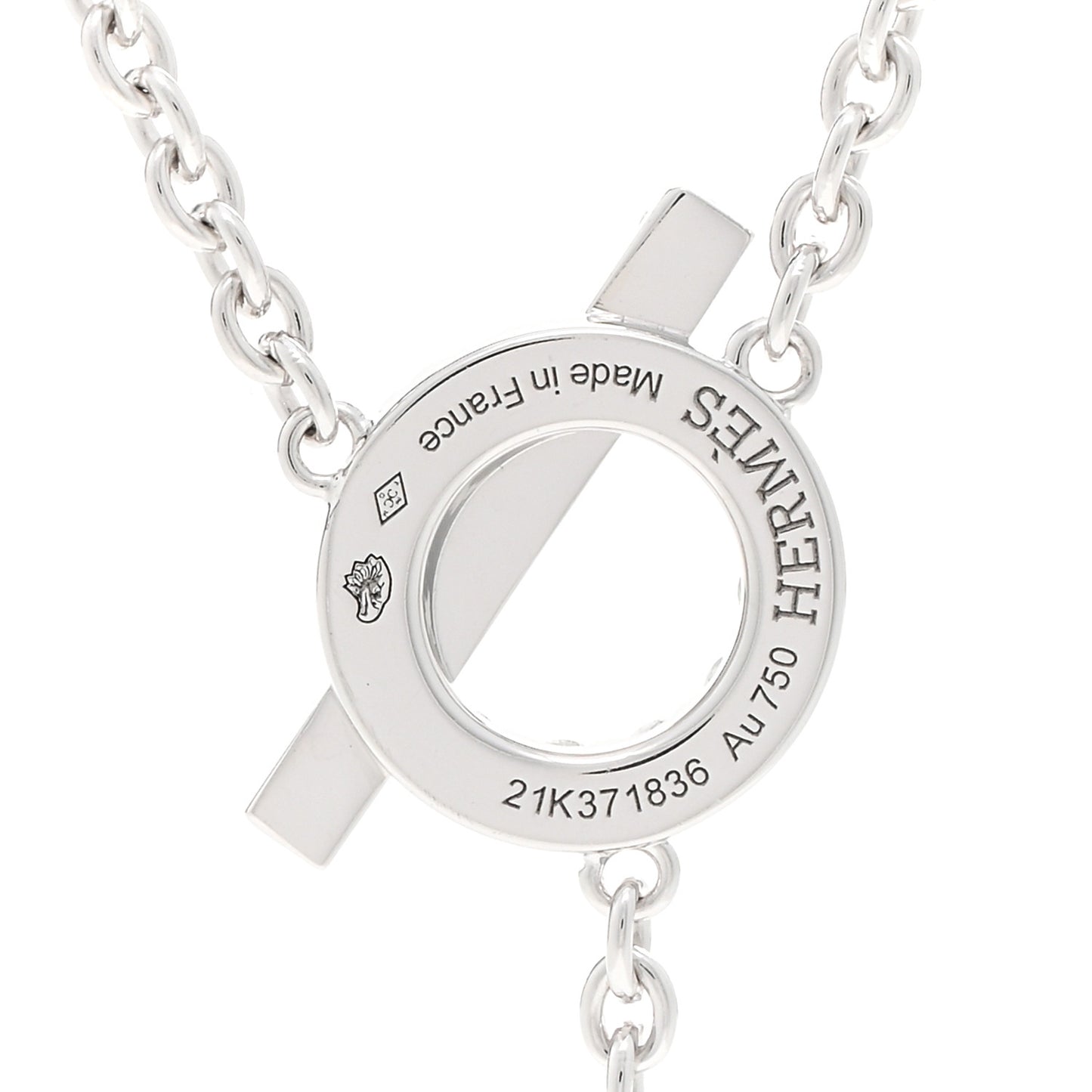 18K White Gold Diamond Finesse Lariat Necklace