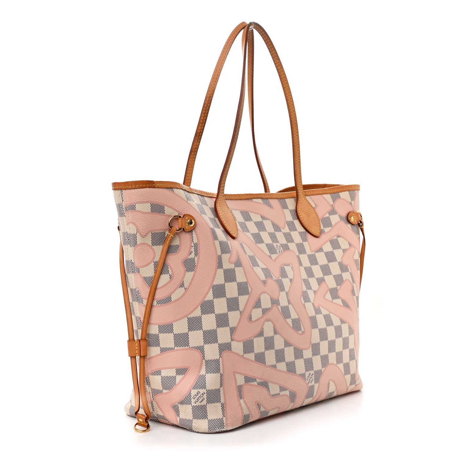 Louis Vuitton Damier Azur Tahitienne Neverfull MM 3 of 13