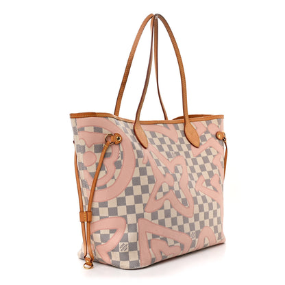 Louis Vuitton Damier Azur Tahitienne Neverfull MM 3 of 13