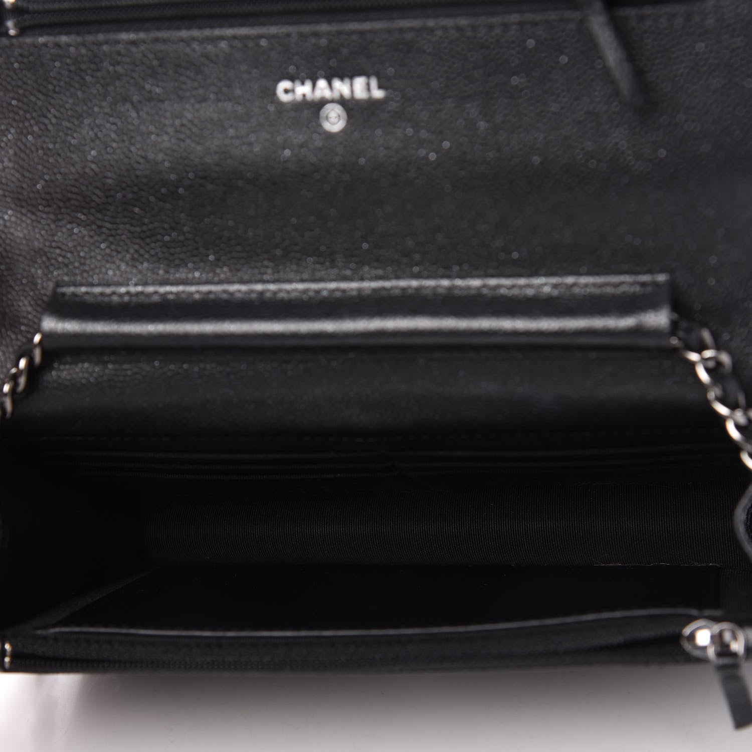 Chanel Caviar Quilted Wallet On Chain WOC Black 5 of 11
