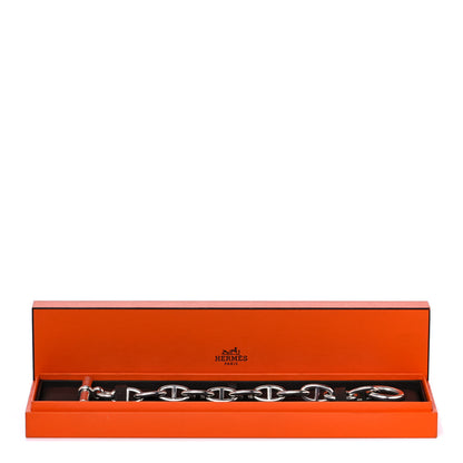 Hermes Sterling Silver TGM Chaine D'Ancre Bracelet 6 of 6