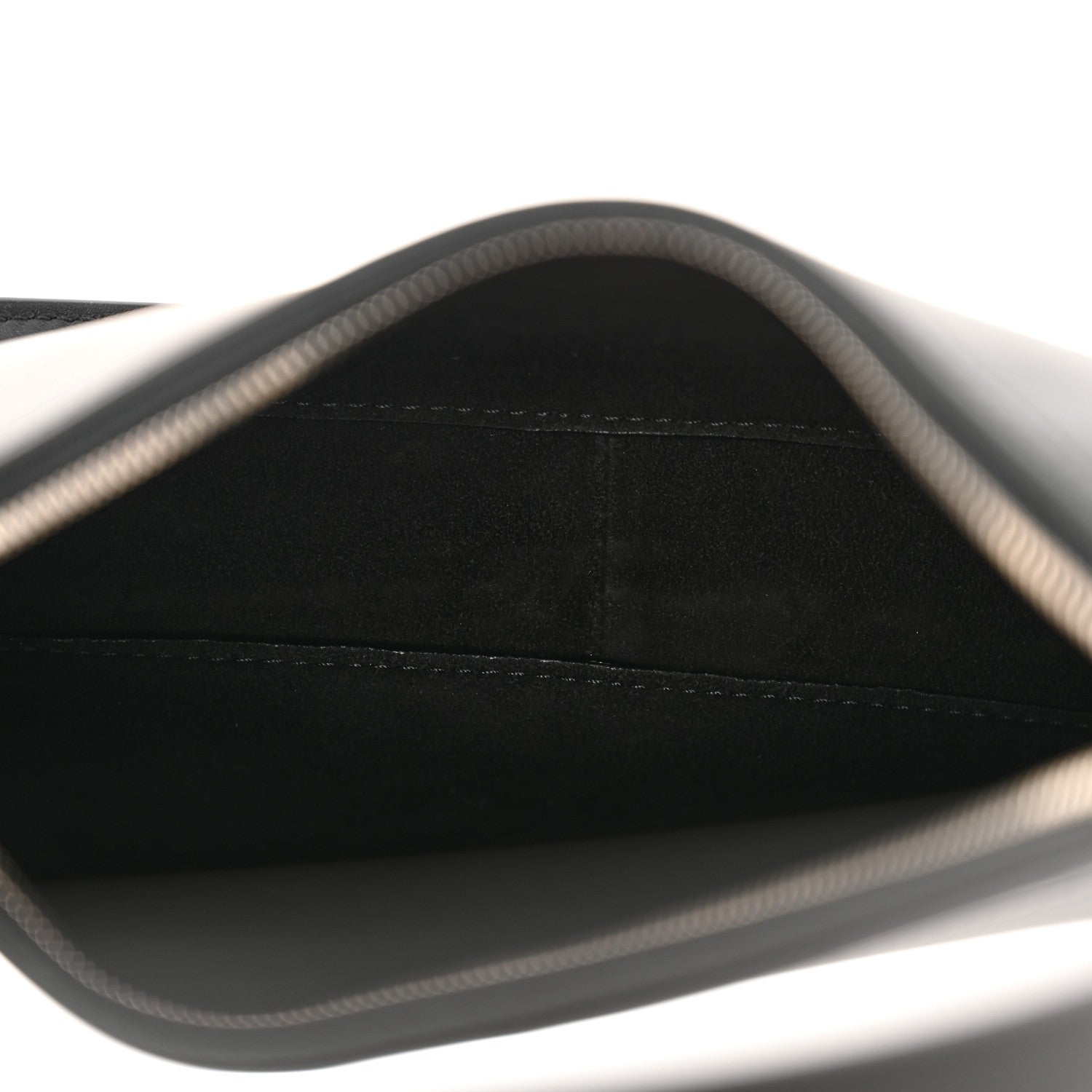 The Row Smooth Calfskin Half Moon Shoulder Bag Black 5 of 10
