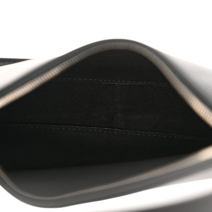 The Row Smooth Calfskin Half Moon Shoulder Bag Black 5 of 10