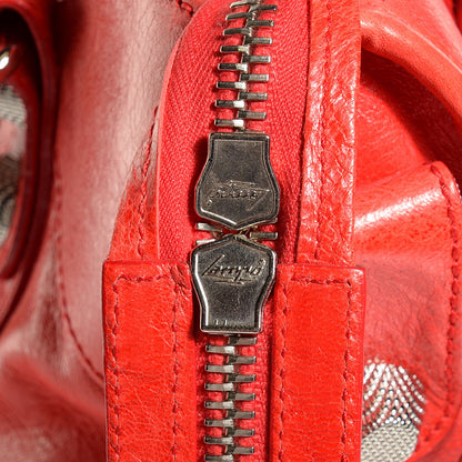 Balenciaga Agneau Giant 21 Silver Hardware City Vermillion 9 of 12