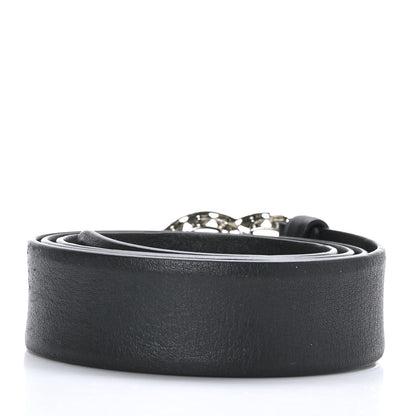Chanel Calfskin Crystal CC Starfall Belt 85 34 Black 2 of 7