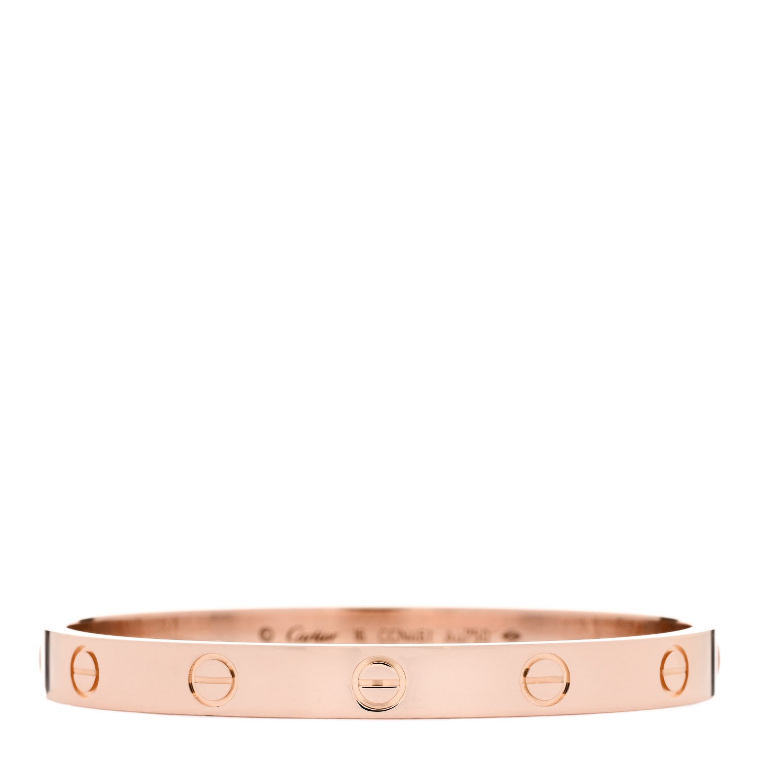 Cartier 18K Pink Gold LOVE Bracelet 16 1 of 6