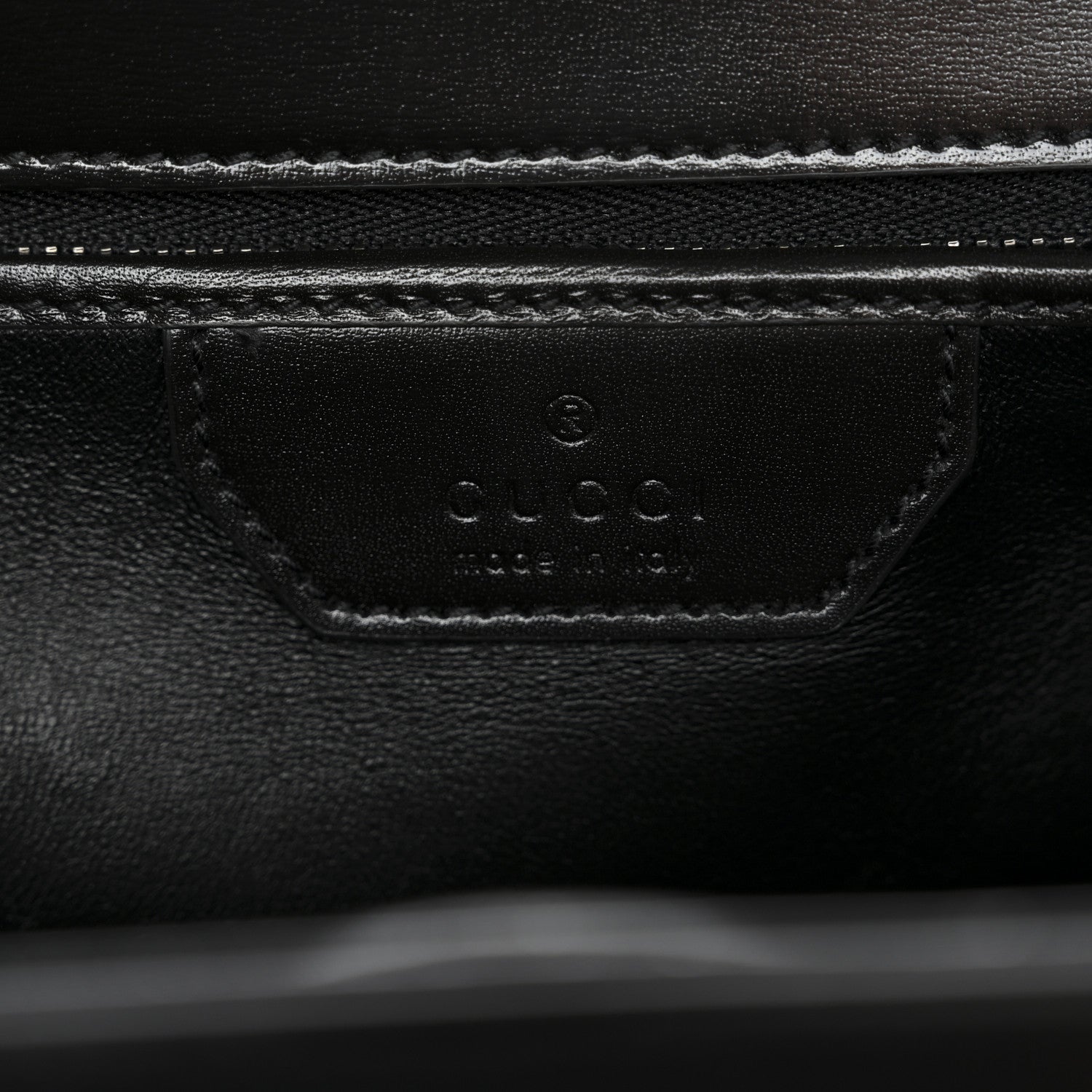 Gucci Boarded Dyana Lux Calfskin Web Monochrome Medium Bamboo 1947 Top Handle Bag Black 7 of 12