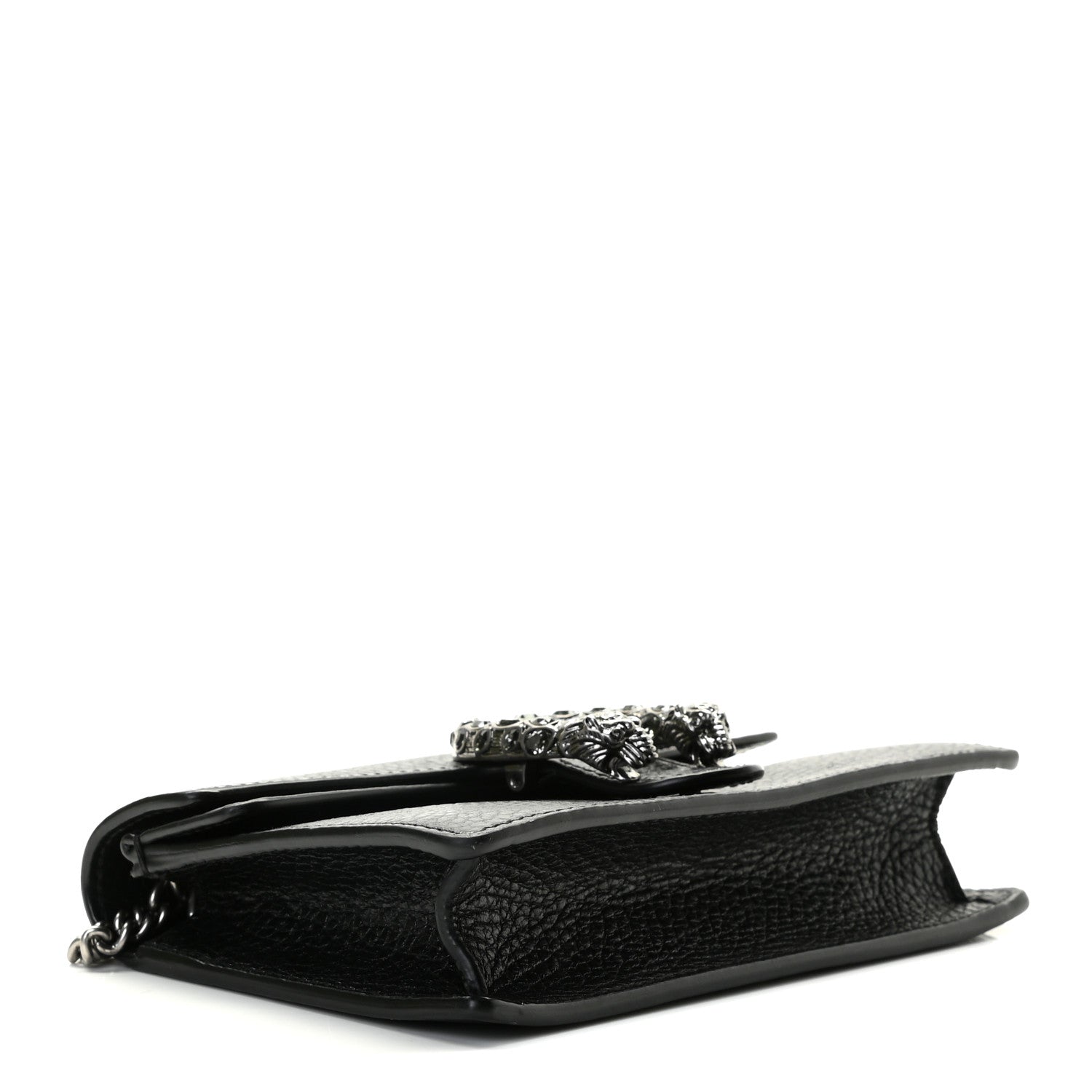 Gucci Calfskin Super Mini Dionysus Shoulder Bag Black 4 of 6