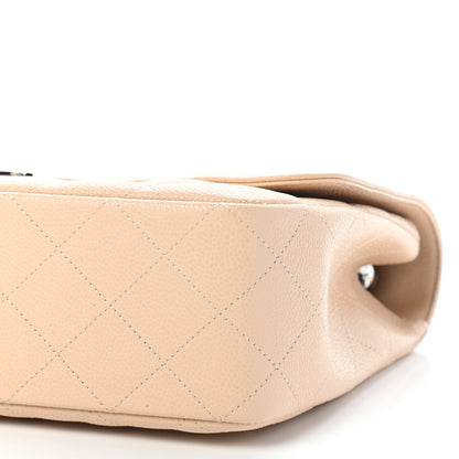 Chanel Caviar Quilted Jumbo Single Flap Beige Clair 9 of 9