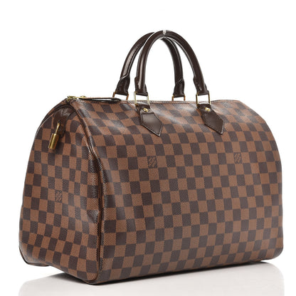 Louis Vuitton Damier Ebene Speedy 35 3 of 8