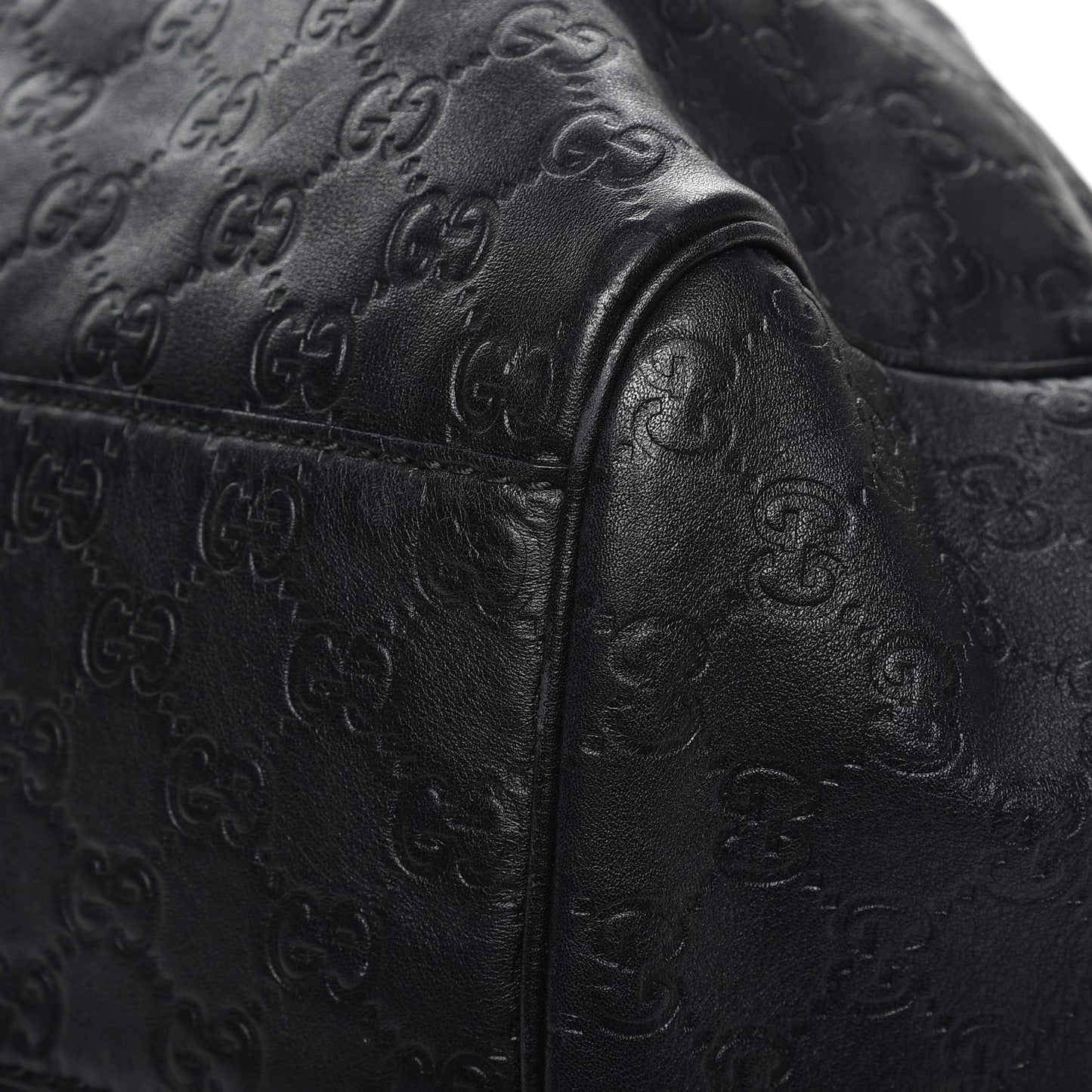 Guccissima Large Sukey Tote Black