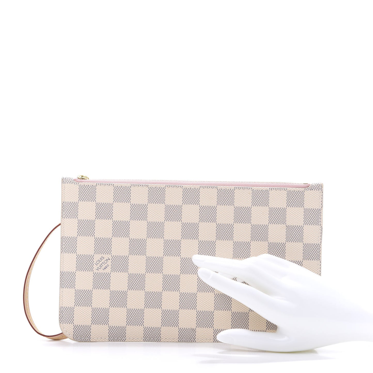 Damier Azur Neverfull MM GM Pochette Rose Ballerine