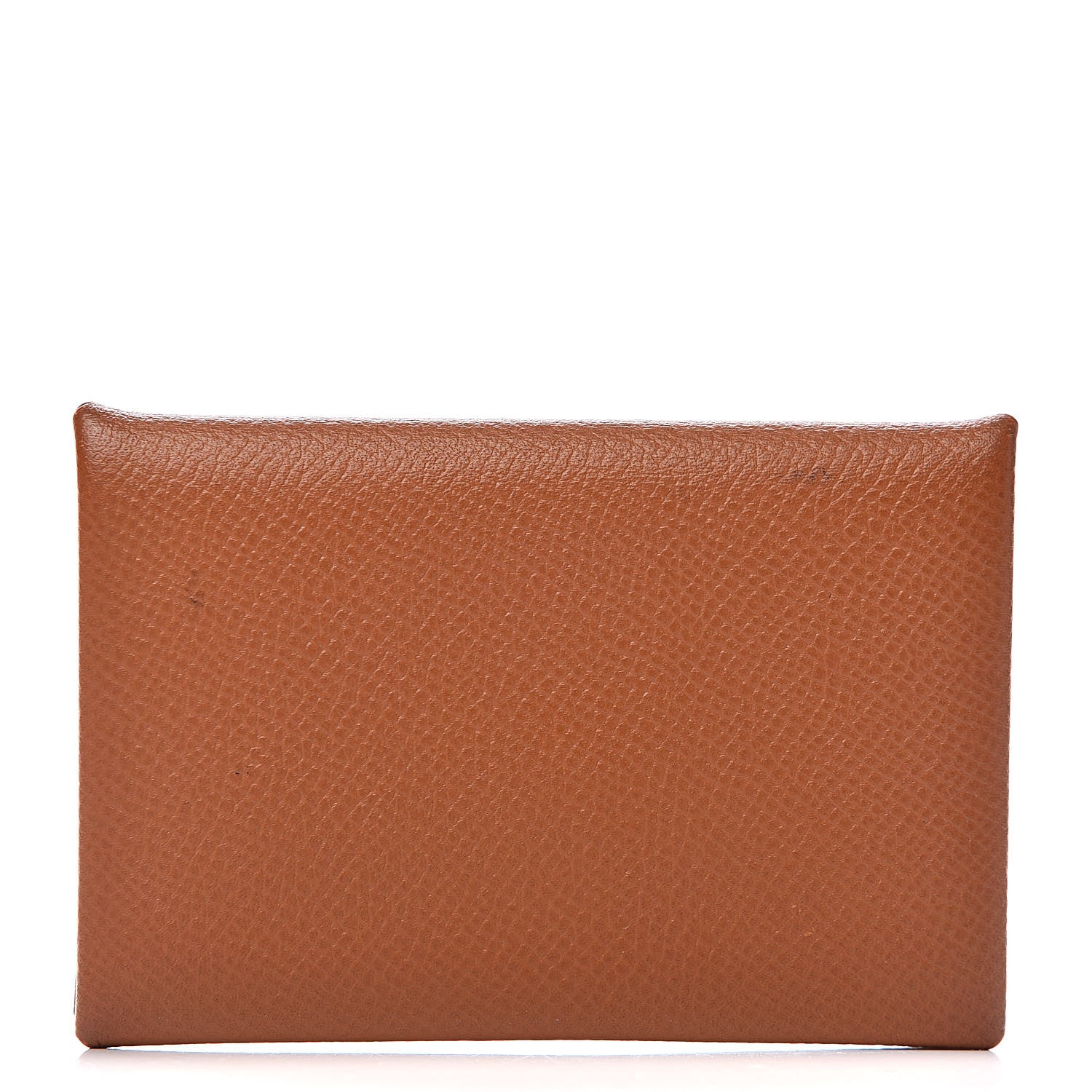 Hermes Epsom Calvi Card Case Gold 1 of 9