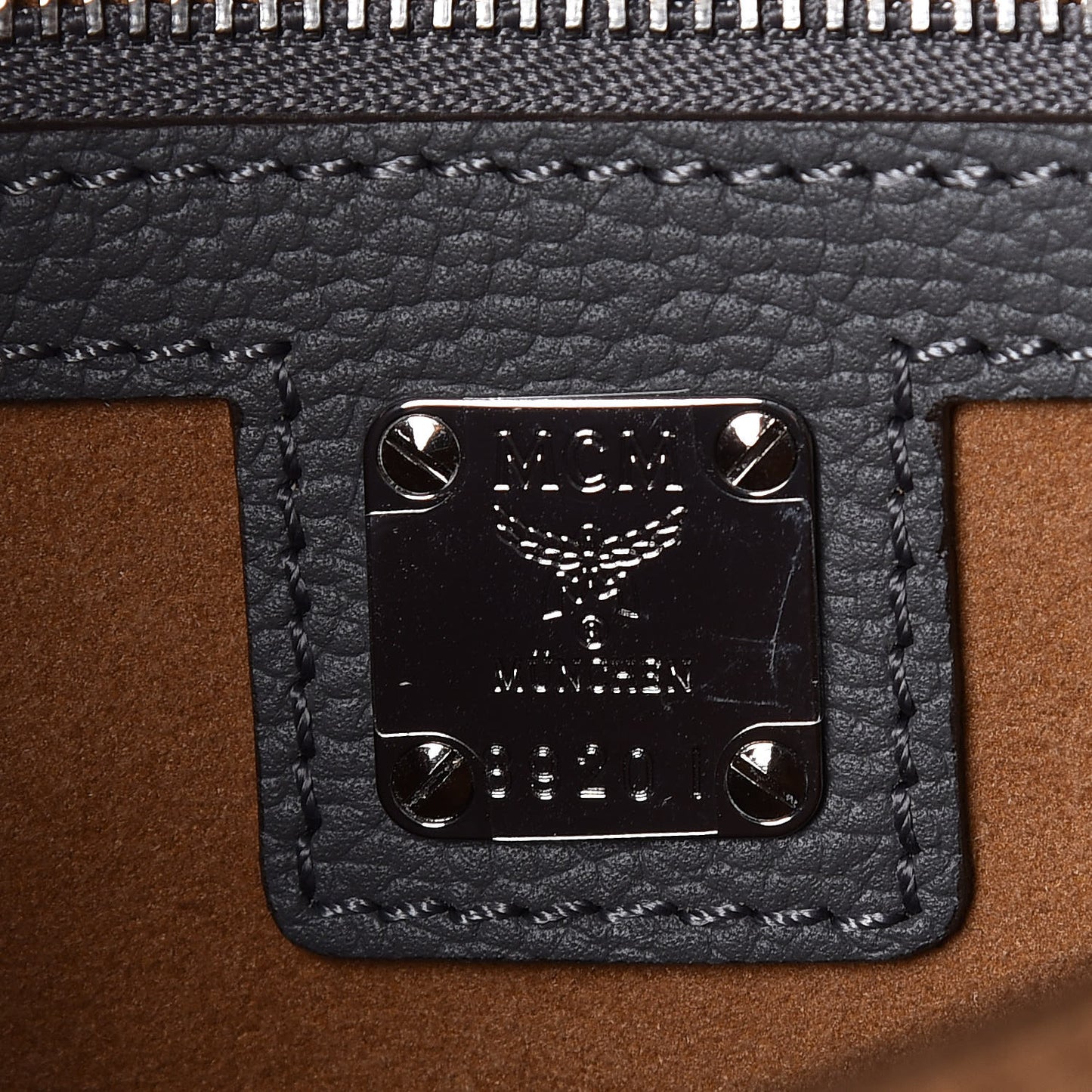 Park Avenue Calfskin Small Patricia Crossbody Bag Charcoal