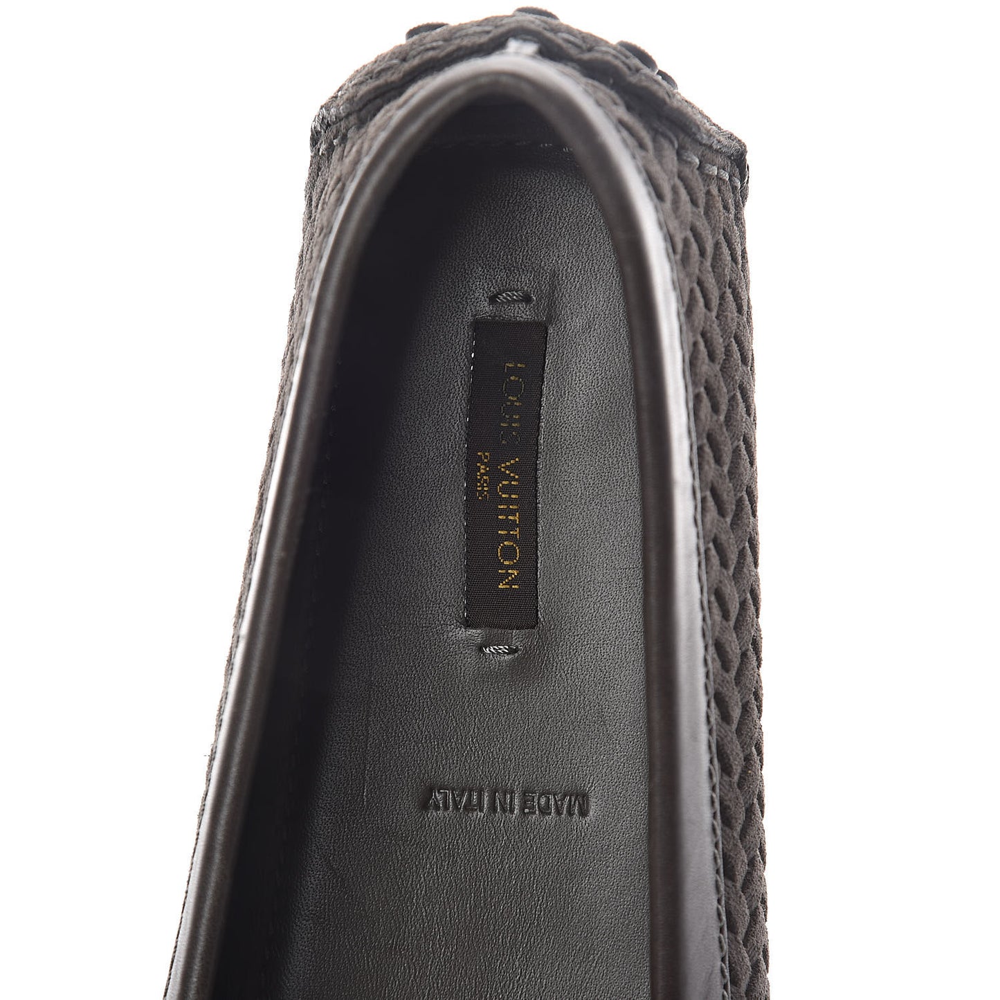 Woven Suede Oxford Loafers 39 Brown