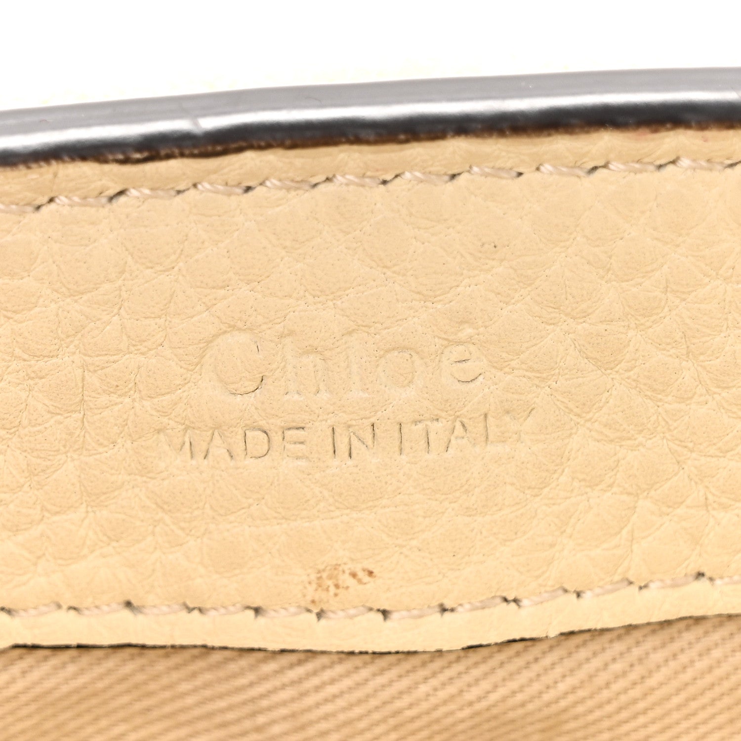 Chloe Calfskin Mini Faye Day Shoulder Bag Off White 1780358