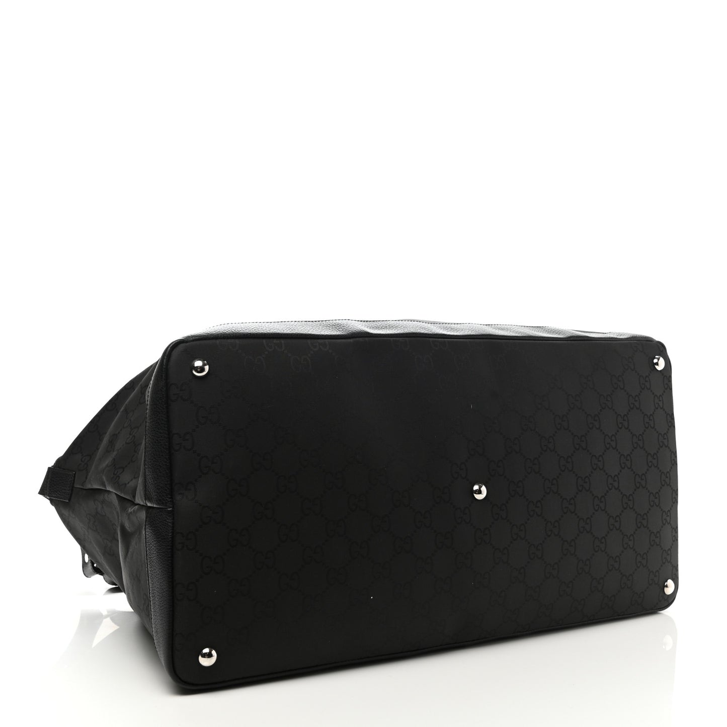 Nylon Monogram Travel Hobo Black