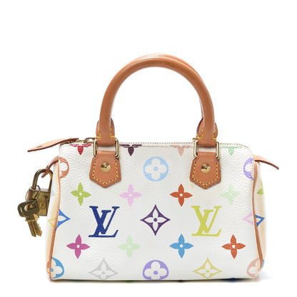 Louis Vuitton Monogram Multicolor Mini Sac HL Speedy White 1 of 8