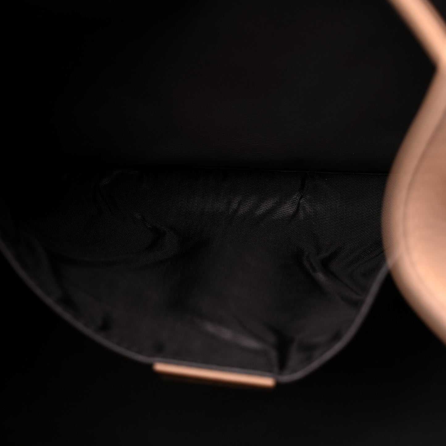 Pebbled Calfskin Miss Bamboo Bucket Bag Camelia