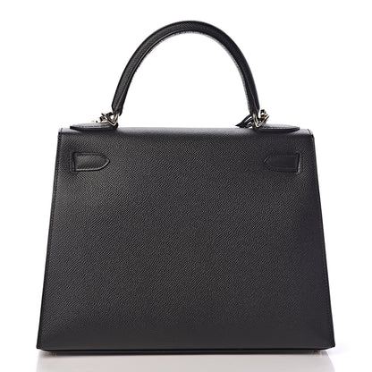 Hermes Epsom Taurillon Clemence Chevre Mysore Horseshoe Kellygraphie Lettre X Kelly Sellier 28 Noir Bleu Indigo Bleu Saphir 4 of 36