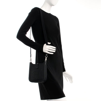 Hermes Epsom Evelyne TPM Black 2 of 8