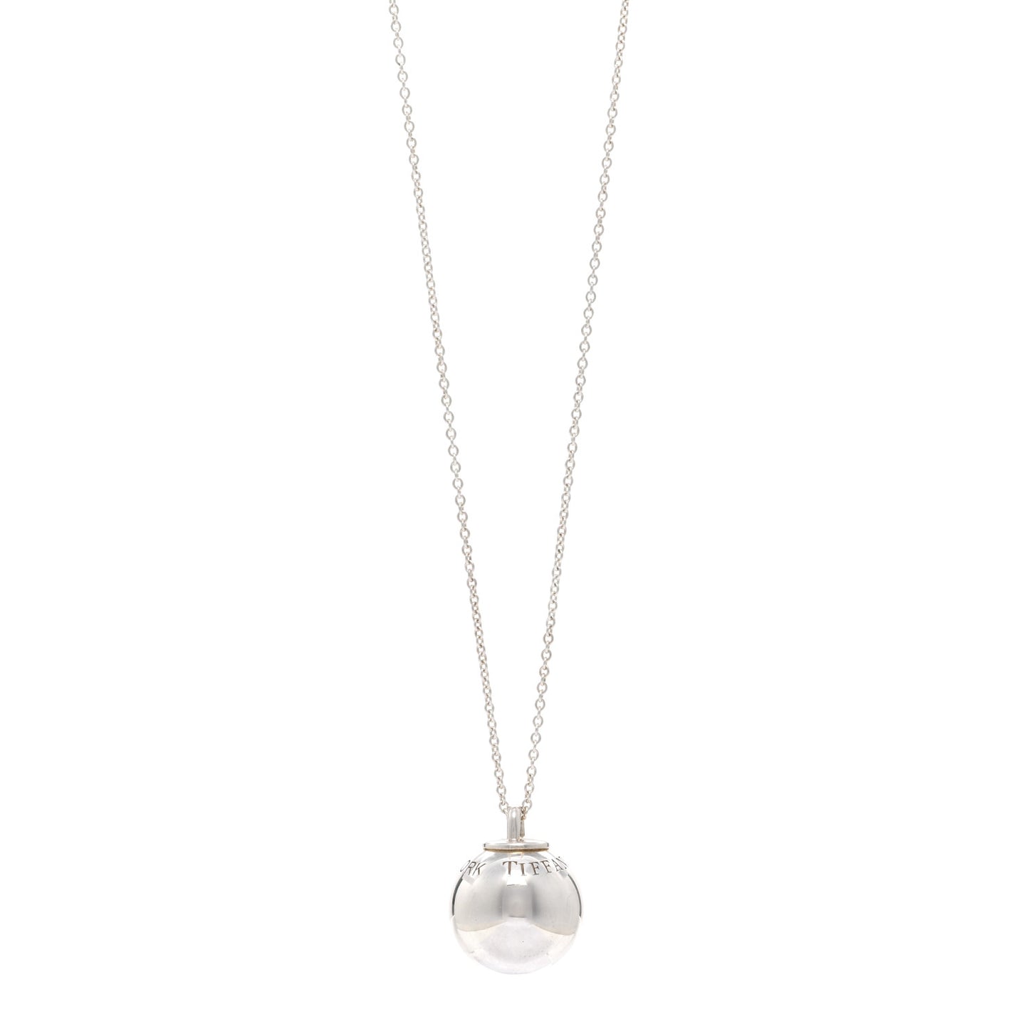 Sterling Silver 19mm HardWear Ball Pendant Necklace