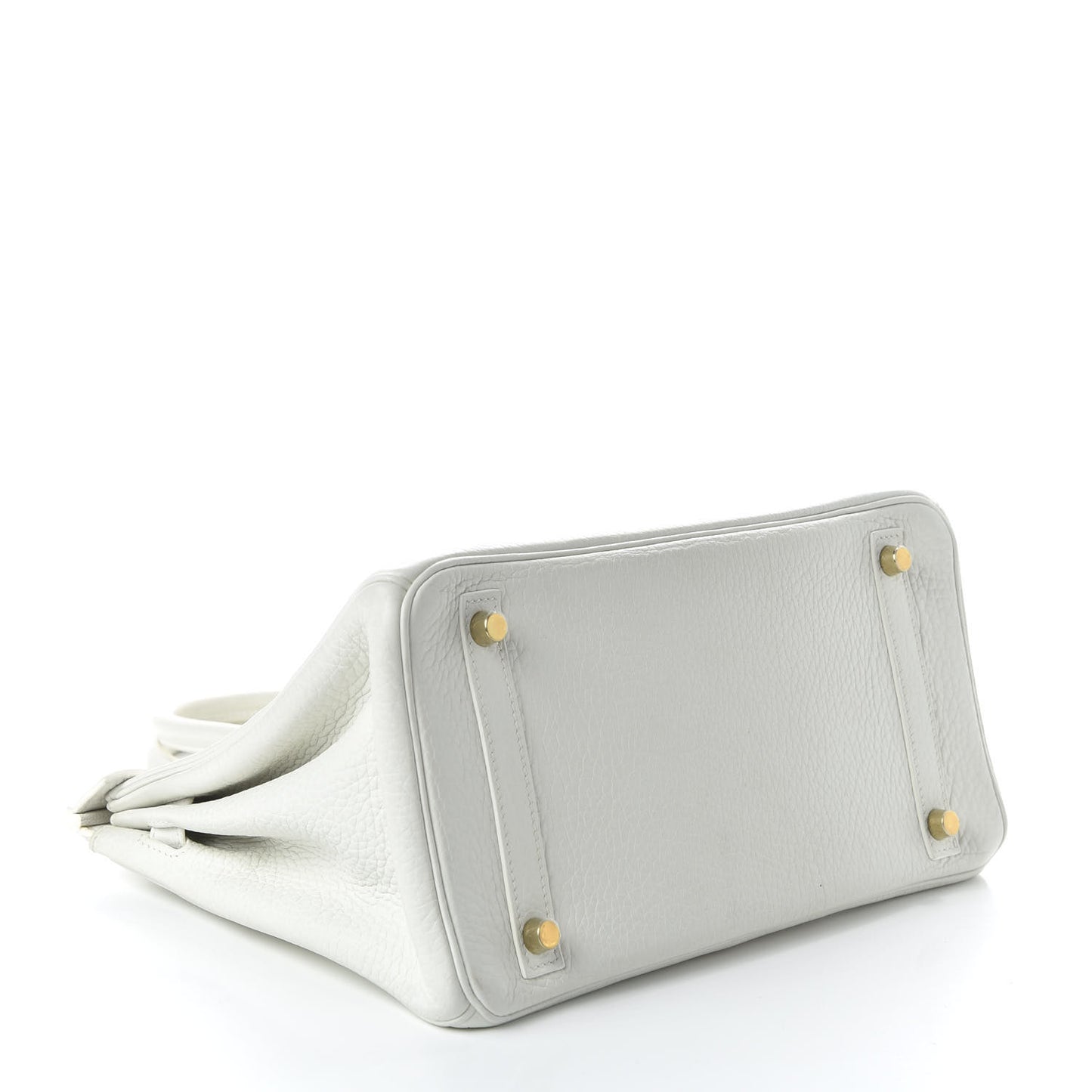 Taurillon Clemence Birkin 30 White