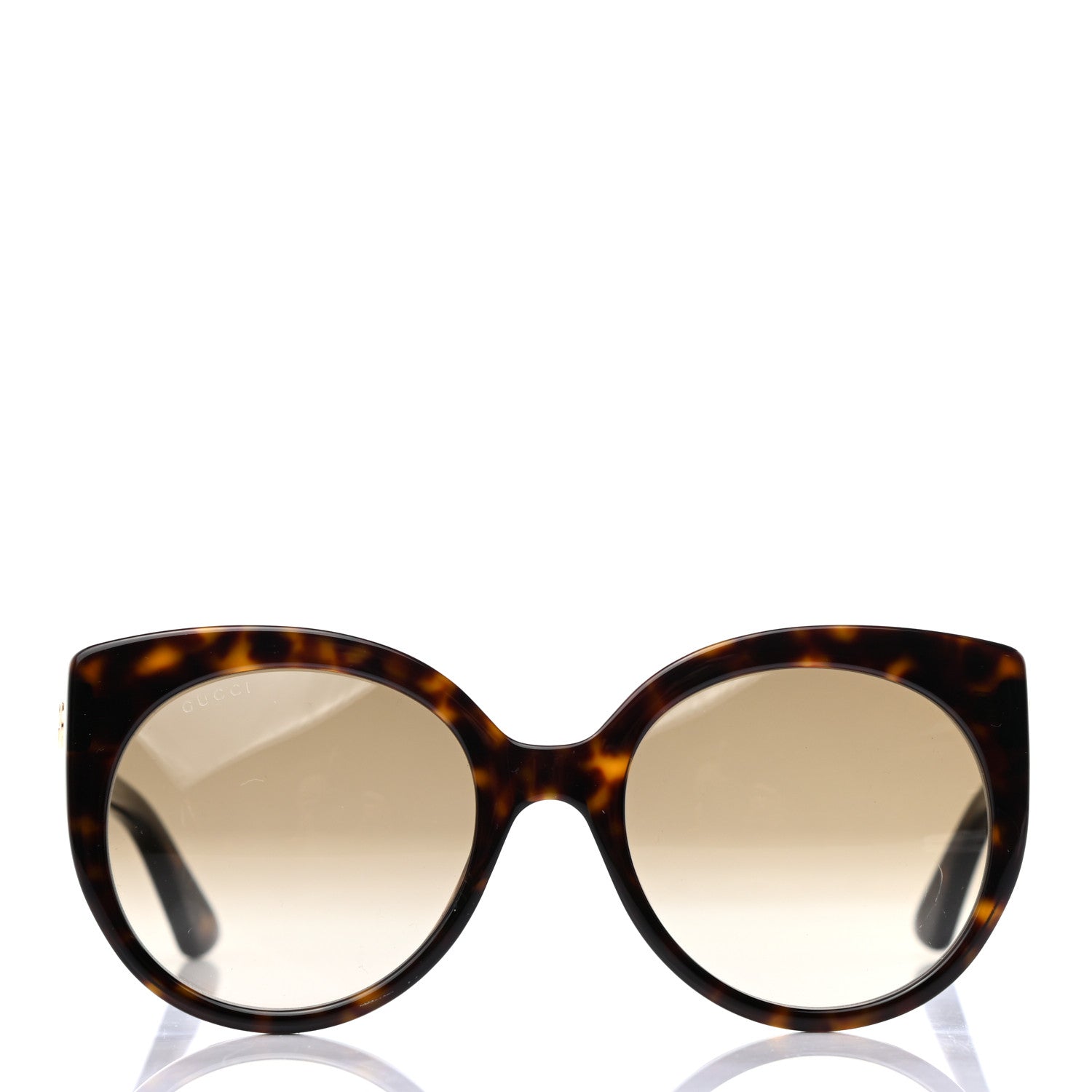 Gucci Acetate Cat Eye Sunglasses GG0325S Tortoise 2 of 7