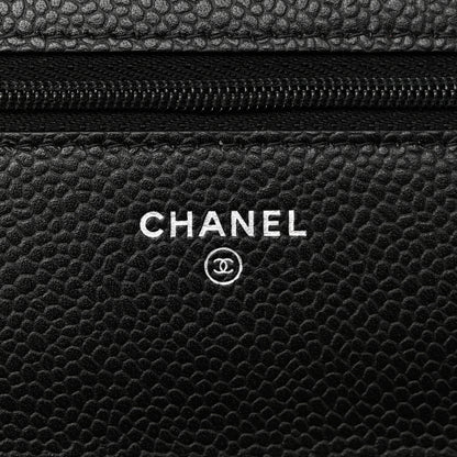 Chanel Caviar Quilted Wallet On Chain WOC Black 6 of 13