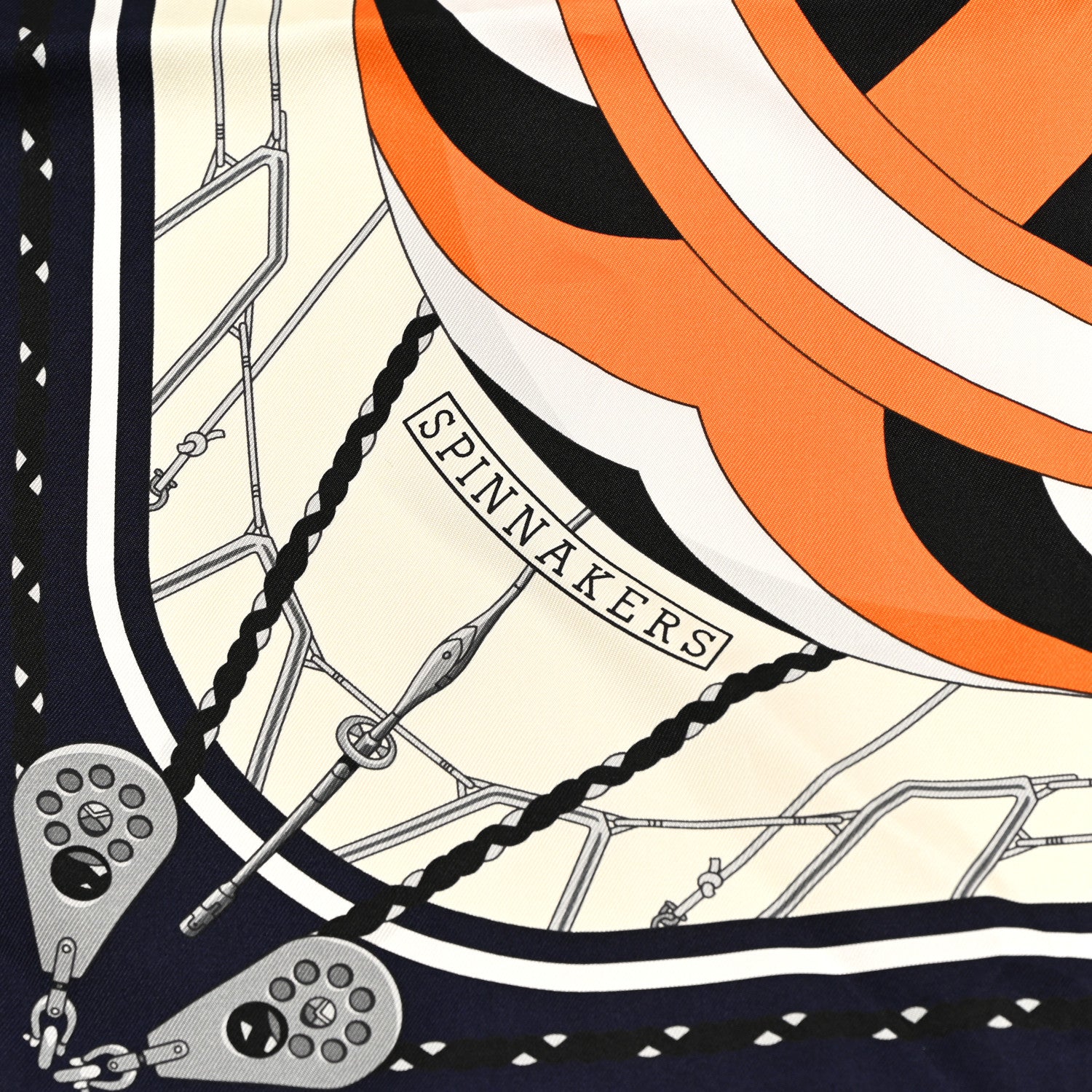 Hermes Silk Spinnakers Scarf 90 3 of 5