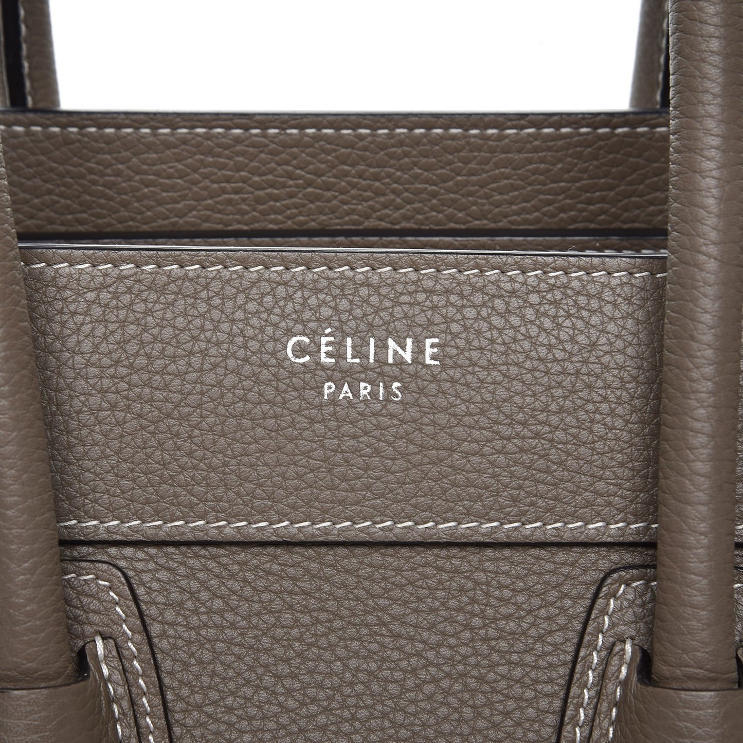 Drummed Calfskin Micro Luggage Souris