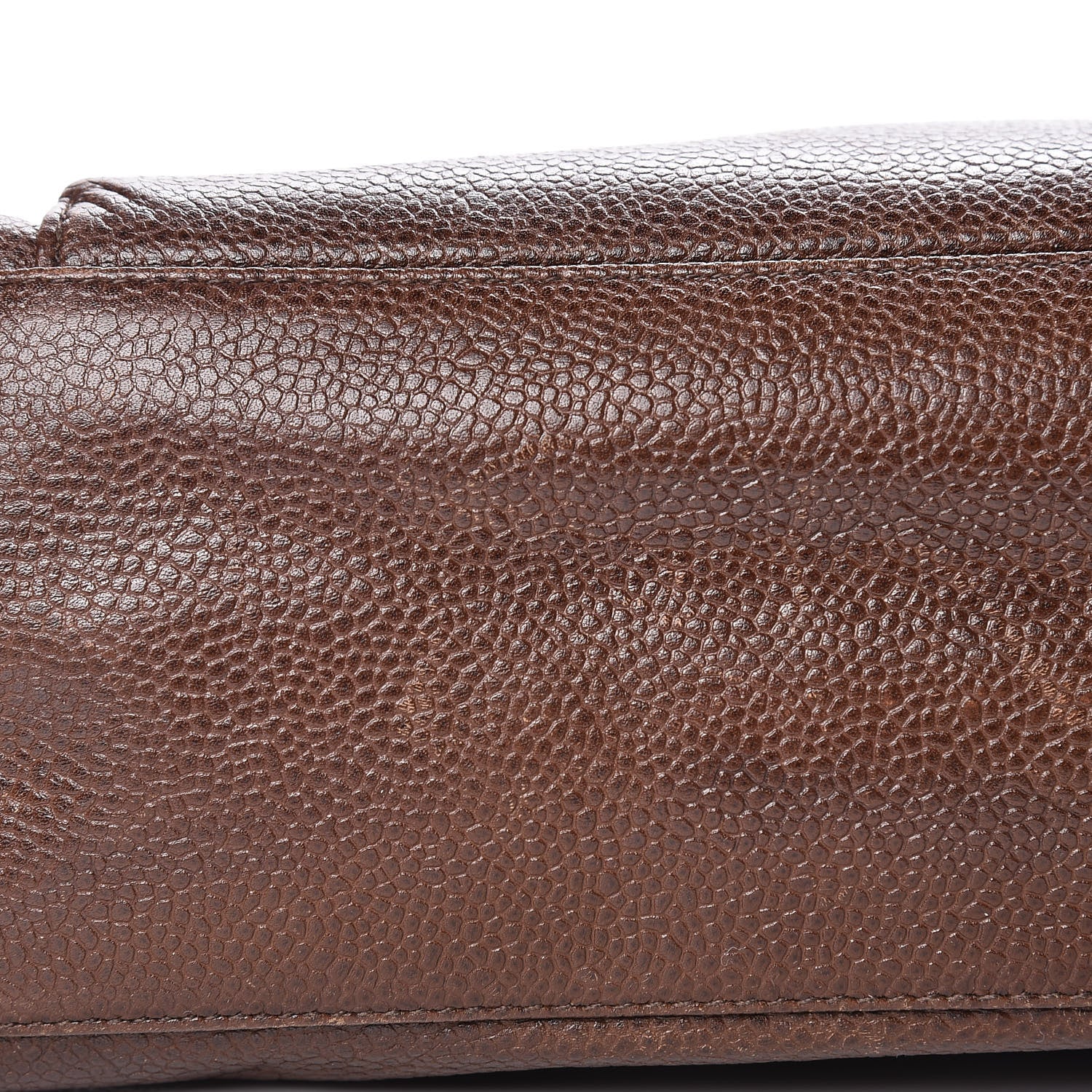 Chanel Caviar Flap Shoulder Bag Brown 20 of 34