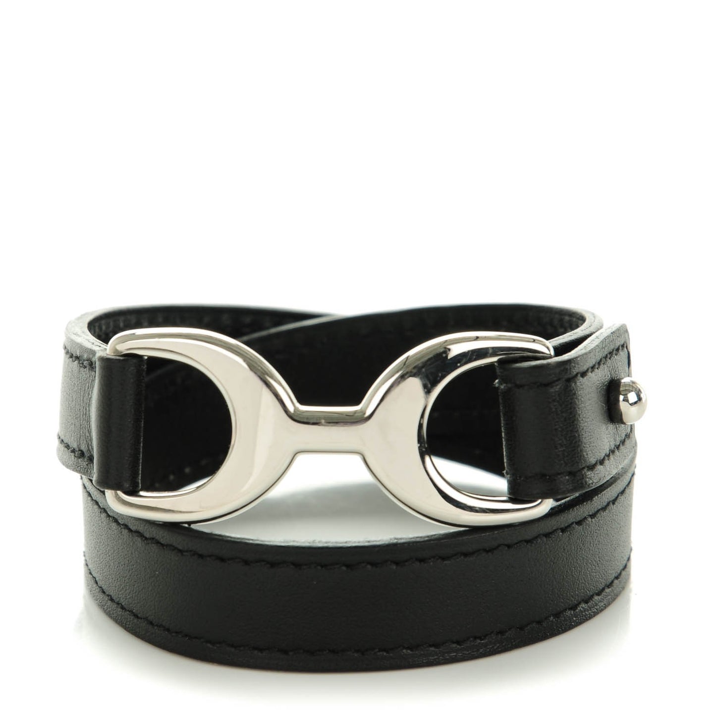 Chamonix Baby Pavane Double Tour Bracelet S Black