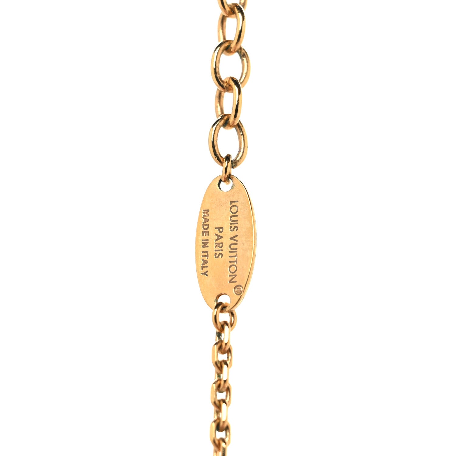 Louis Vuitton Metal Blooming Supple Necklace Gold 5 of 7