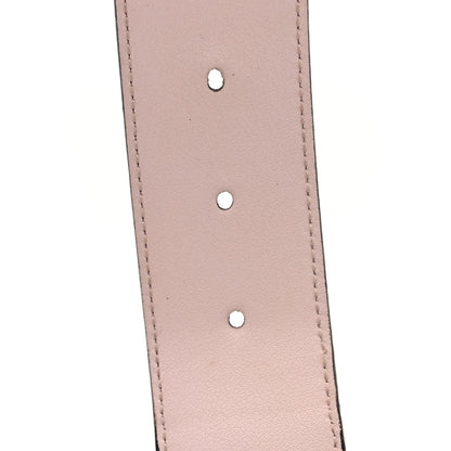 Gucci Monogram Jumbo GG Textured Dollar Calfskin Double G 40mm Belt 110 44 Camel Pink 4 of 4