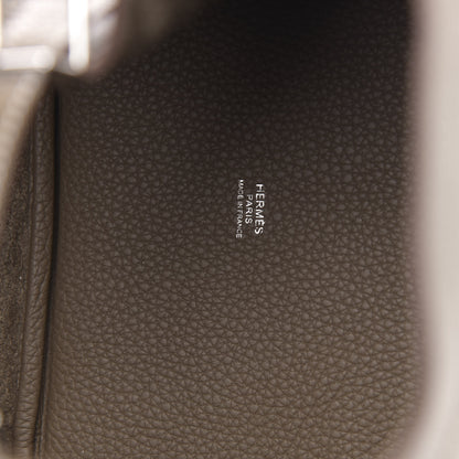 Hermes Taurillon Clemence Picotin Lock 18 PM Etoupe 6 of 9