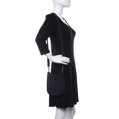 Hermes Taurillon Clemence Evelyne TPM Bleu Nuit 2 of 8