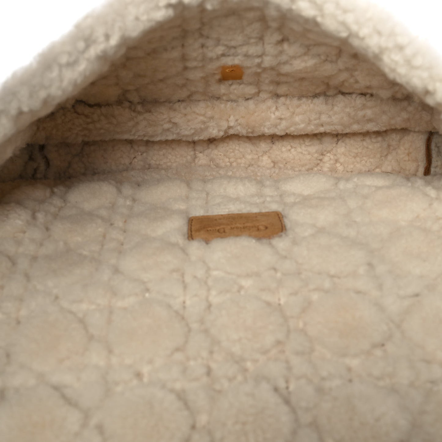 Shearling Cannage Large Caro Bag Camel