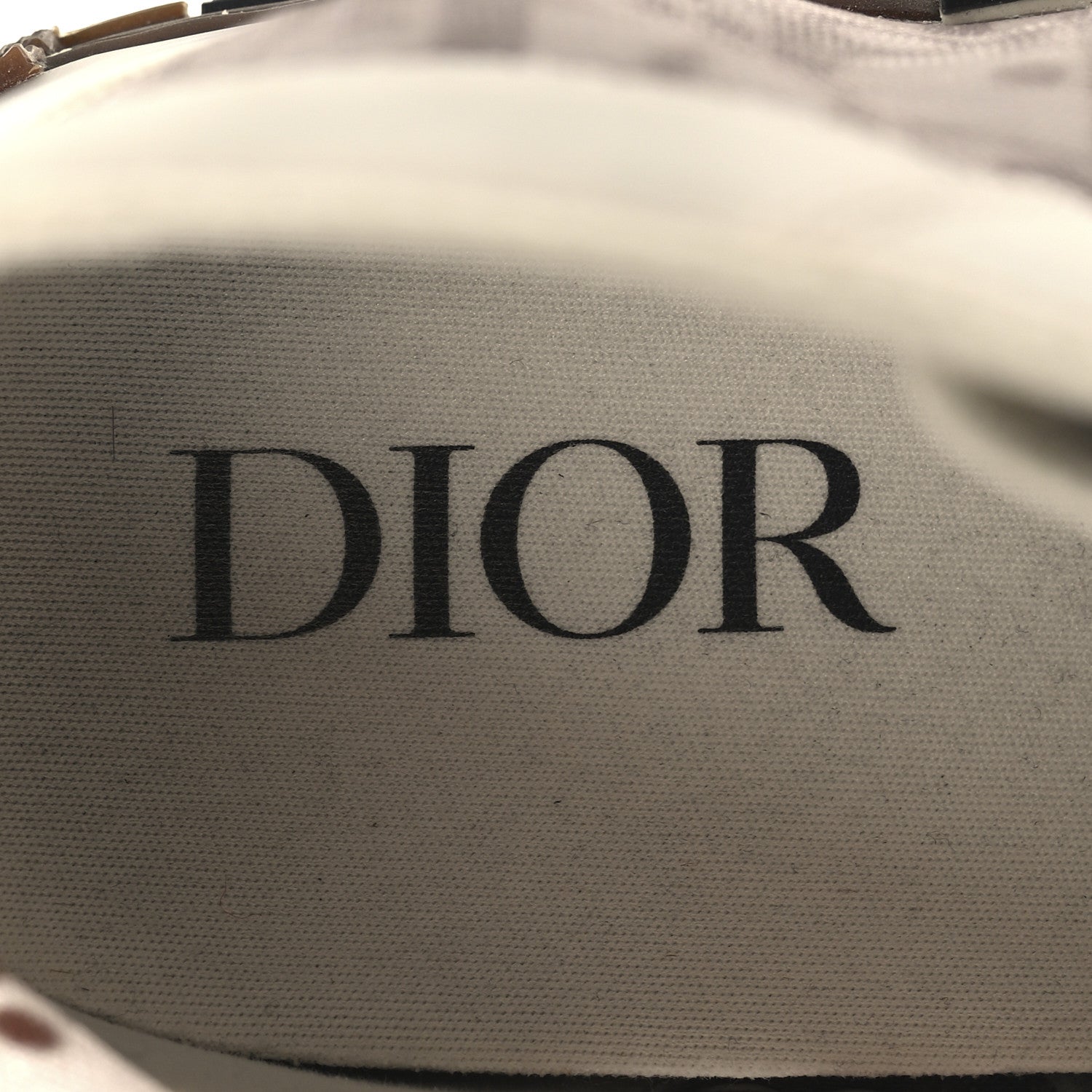 Christian Dior Technical Canvas Oblique Mens B23 High Top Sneakers 41 Brown Beige 8 of 8