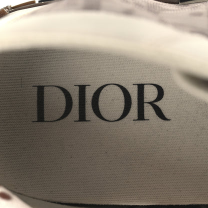 Christian Dior Technical Canvas Oblique Mens B23 High Top Sneakers 41 Brown Beige 8 of 8