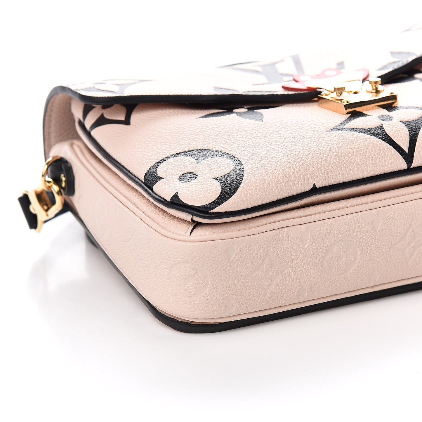 Empreinte Monogram Giant Crafty Pochette Metis Creme Black