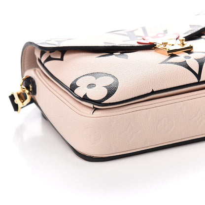 Louis Vuitton Empreinte Monogram Giant Crafty Pochette Metis Creme Black 6 of 8