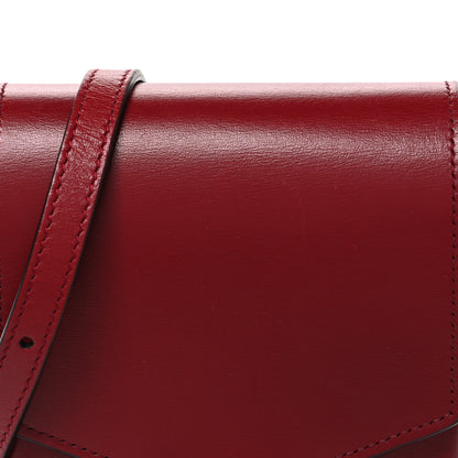 Gucci Boarded Plutone Calfskin Mini Horsebit 1955 Crossbody Bag New Cherry Red 7 of 9