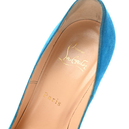 Christian Louboutin Veau Velours So Kate 120 Pumps 36.5 Egyptian Blue 7 of 8