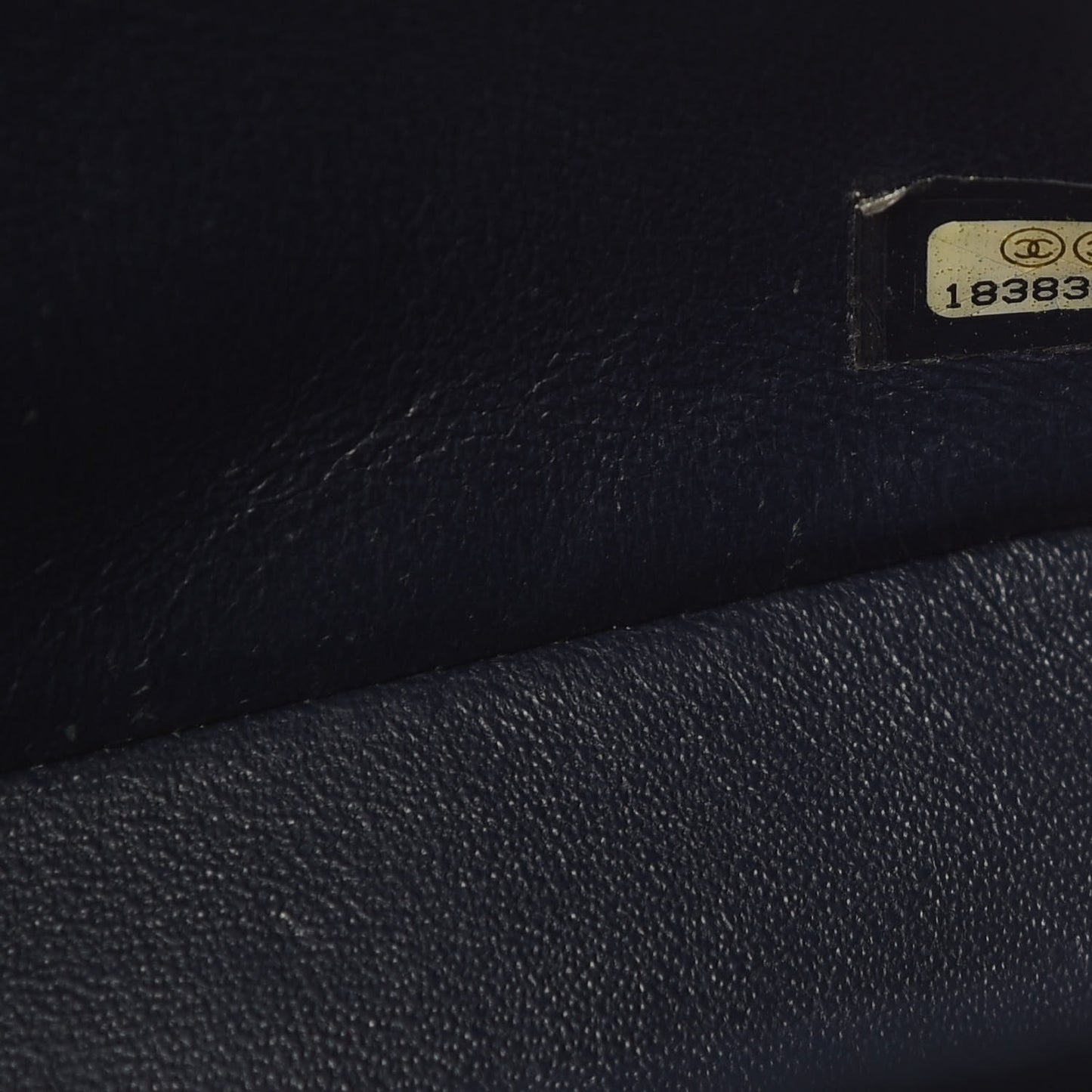 Caviar Quilted Jumbo Double Flap Navy Blue